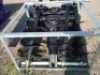 Unused 2022 Greatbear Auger Attachment w/ 3 Bits: for Skid Steer