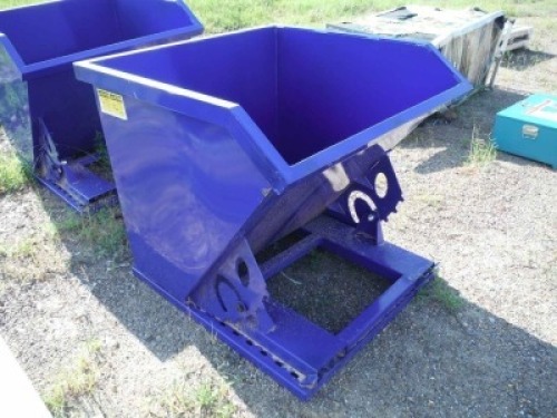 Unused 2022 Greatbear Self-dumping Hopper: 1 cu yd, Forklift Pockets