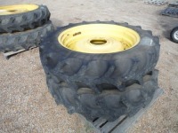 (2) 13.6-38 Tires on JD Rims