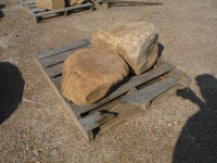 Pallet of (2) Landscape Rocks