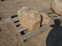 Pallet of (3) Landscape Rocks