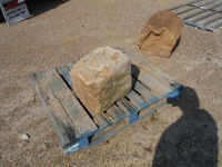 Pallet of (2) Landscape Rocks