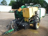 Portable Hydraulic Pump: Int'l 644 Diesel, 3 Remotes, Air Tank, 320-gal Hyd. Oil Cooling Tank, Pintle Hitch, Meter Shows 3389 hrs