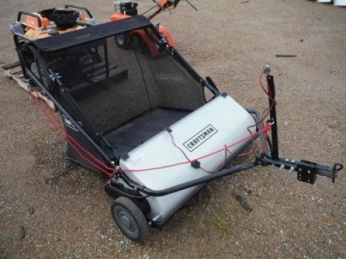 Craftsman Electric Yard Sweeper: Pull-type