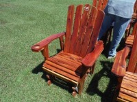 Cedar Glider Chair