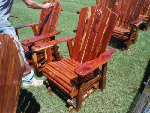 Cedar Glider Chair