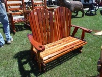 Cedar Glider Loveseat