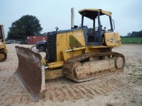 John Deere 750J Dozer, s/n T0750JX169066 (Salvage): Fire Damage, Canopy, 6-way Blade