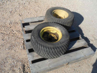 Set of JD Wheels and Tires for Zero-turn Mower