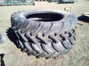(2) Alliance 520/85/46 Tractor Tires: ID 42494