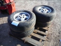 (4) LT235/75R15 Jeep Rims and Tires