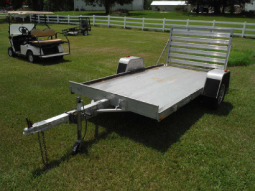 2014 Aluma 5x10 Tilt Trailer, s/n 1YGUS1010EB102597 (No Title - Bill of Sale Only): Ramp