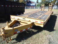 24' Tag Trailer (No Title - Bill of Sale Only): Pintle Hitch, Dovetail, Ramps, T/A