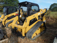 2020 Cat 249D3 Skid Steer, s/n CAT0249DAP9C00883 (Flood Damaged): Canopy, Rubber Tracks, No Bucket