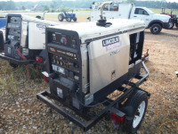 Lincoln Vantage 400 Welder (Flood Damaged): Perkins Diesel, Trailer-mounted, Meter Shows 4301 hrs