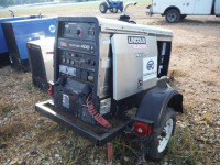 Lincoln Vantage 400 Welder (Flood Damaged): Perkins Diesel, Trailer-mounted, Meter Shows 4790 hrs