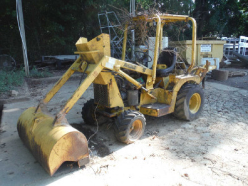 Terramite T6 Loader Backhoe, s/n 6970901 (Salvage): Perkins 3-cyl. Eng., 2wd, Meter Shows 714 hrs