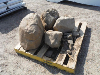 Pallet of (4) Landscape Rocks