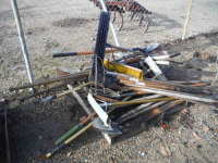 Lot of Misc. Hand Tool, Rakes, Shovels, Brooms, etc. (Flood Damaged)