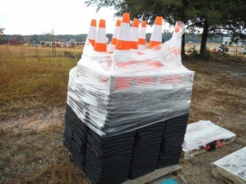 Lot of (250) Unused Greatbear Safety Highway Cones