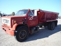 1987 Chevy C70 Spreader Truck, s/n 1GBL7D1B7HV105282 (Inoperable): Gas Eng., 5-s., S/A, Needs Fuel Tanks, Odometer Shows 248K mi.