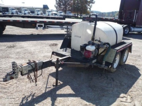 Magnum 500-gal. Water Tank on Trailer (No Title): w/ Pump