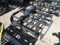 48" 1-cylinder Grapple for Skid Steer: Single Bar