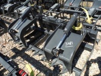 74" 2-cylinder Grapple for Skid Steer: 9" Spaced Tines