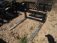 48" Pallet Forks w/ Backer Plate for Skid Steer