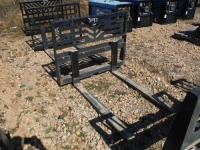 48" Pallet Forks w/ Backer Plate for Skid Steer