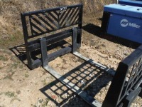 48" Pallet Forks w/ Backer Plate for Skid Steer