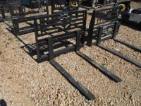 48" Pallet Forks w/ Backer Plate for Skid Steer