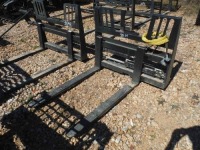 48" Pallet Forks for Skid Steer: Hyd. Slide