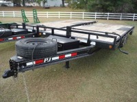 PJ 24' Trailer, s/n 1326733: Hyd. Tilt, 2 7500 lb. Axles, Bumper-pull