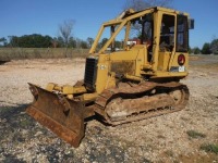 1993 Cat D4C Dozer, s/n 7KG00907 (Salvage): Fesco 6-way Forestry Blade