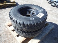 (2) Buckshot Mudders PR78x16 Tires and Wheels