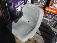 Gray Tractor Seat