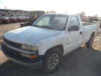 2001 Chevy Silverado 1500 Pickup, s/n 1GCEC14W81Z113371 (Inoperable): V6 Eng.