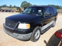 2003 Ford Expedition, s/n 1FMURU15W03L1316828 (Inoperable): 4-door, Odometer Shows 224K mi.