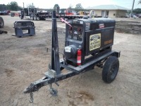 Lincoln Electric Classic 300D Towable Welder, s/n C1031000067: Perkins Diesel, Elec. Start, Auto Idler, Meter Shows 4060 hrs