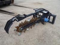 New Hydraulic Trencher Attachment for Skid Steer