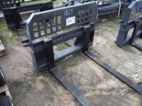 New SPF48 Pallet Forks: Skid Steer Quick Attach, Dual Steps